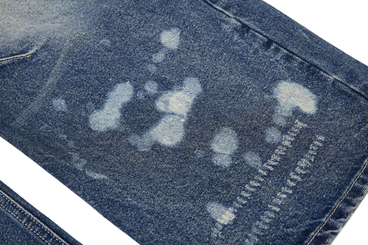 Madxmarx “Grommet Washed Balloon Jeans