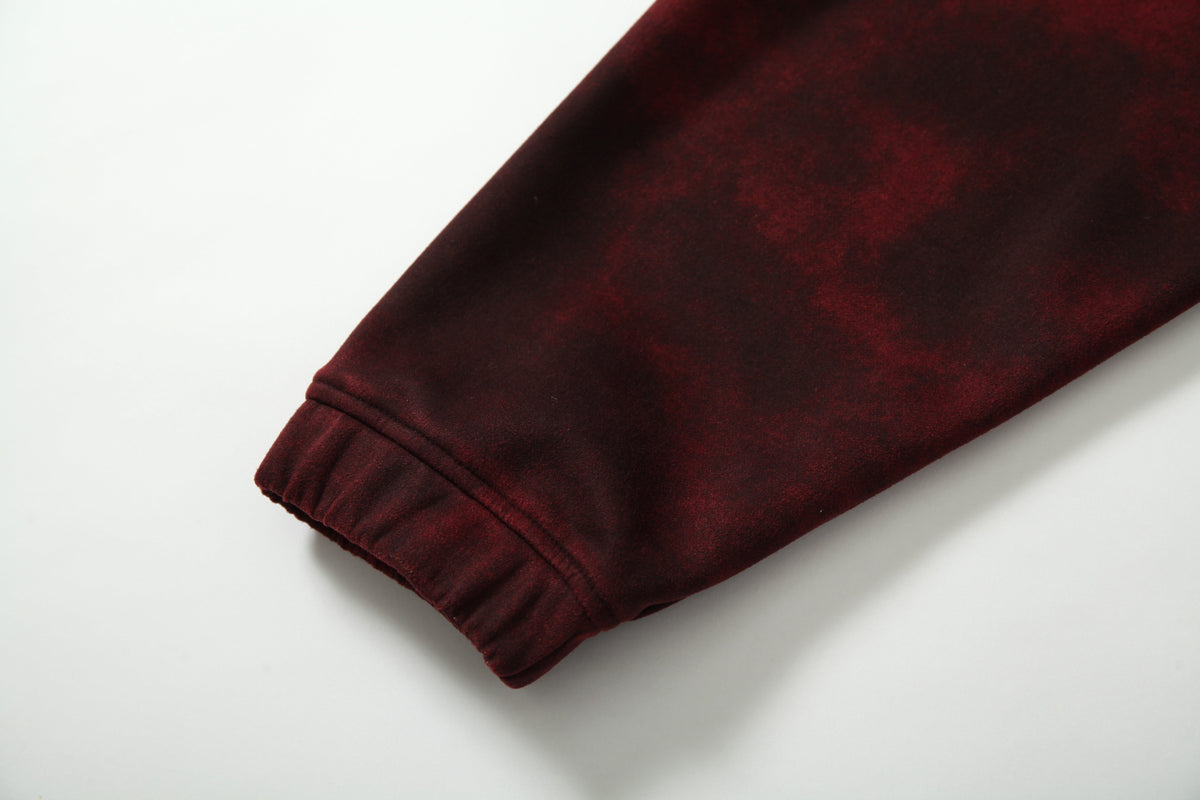 Madxmarx Burnout Effect Zip Hoodie