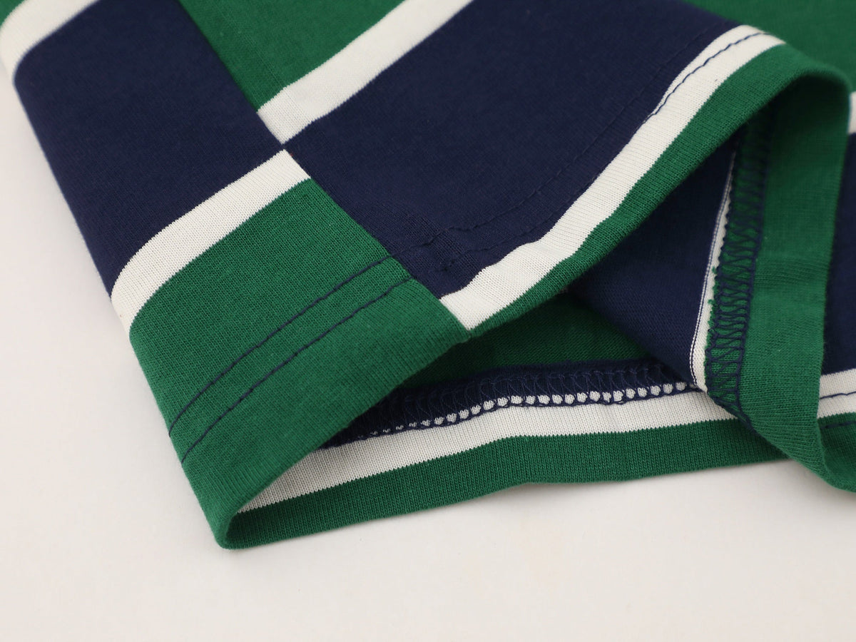 Madxmarx Striped Rugby Polo