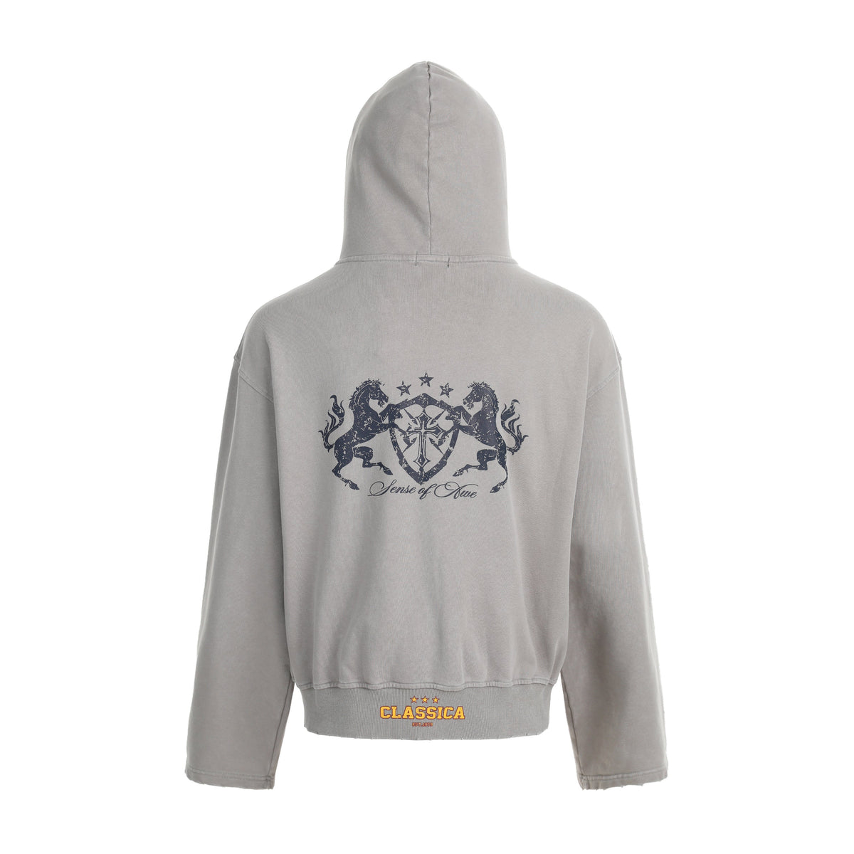 Madxmarx Vintage Crest Zip Hoodie