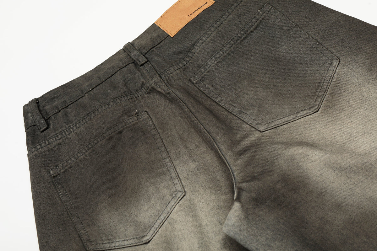 Pantalon en jean incurvé délavé Madxmarx