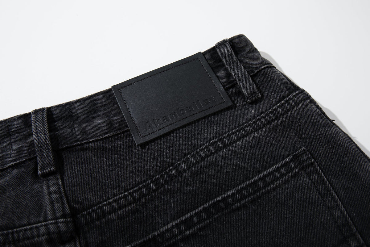 Jean large effet vieilli peint Madxmarx