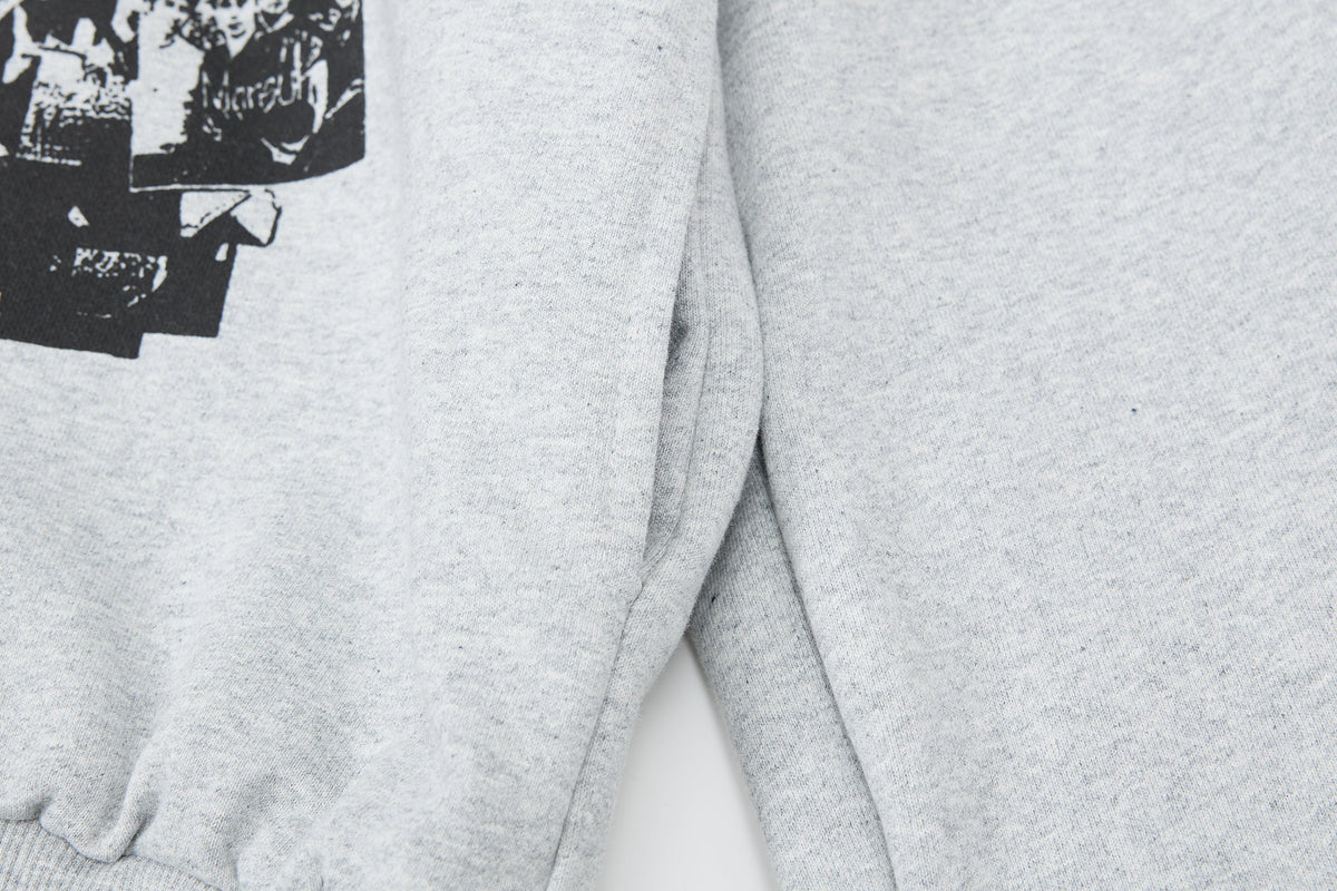 Madxmarx Retro Collage Print Zip Hoodie