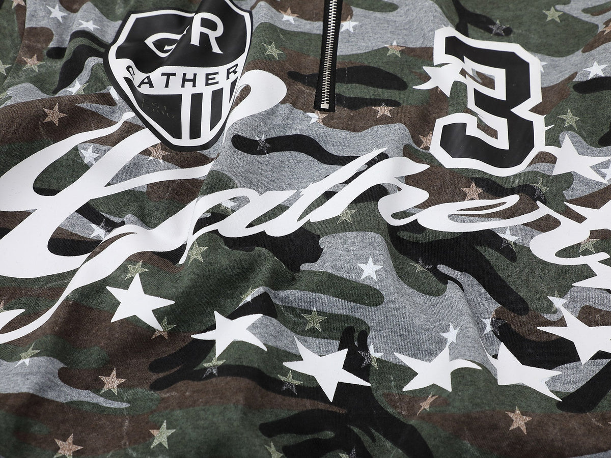 Madxmarx Camo Star Graphic Polo