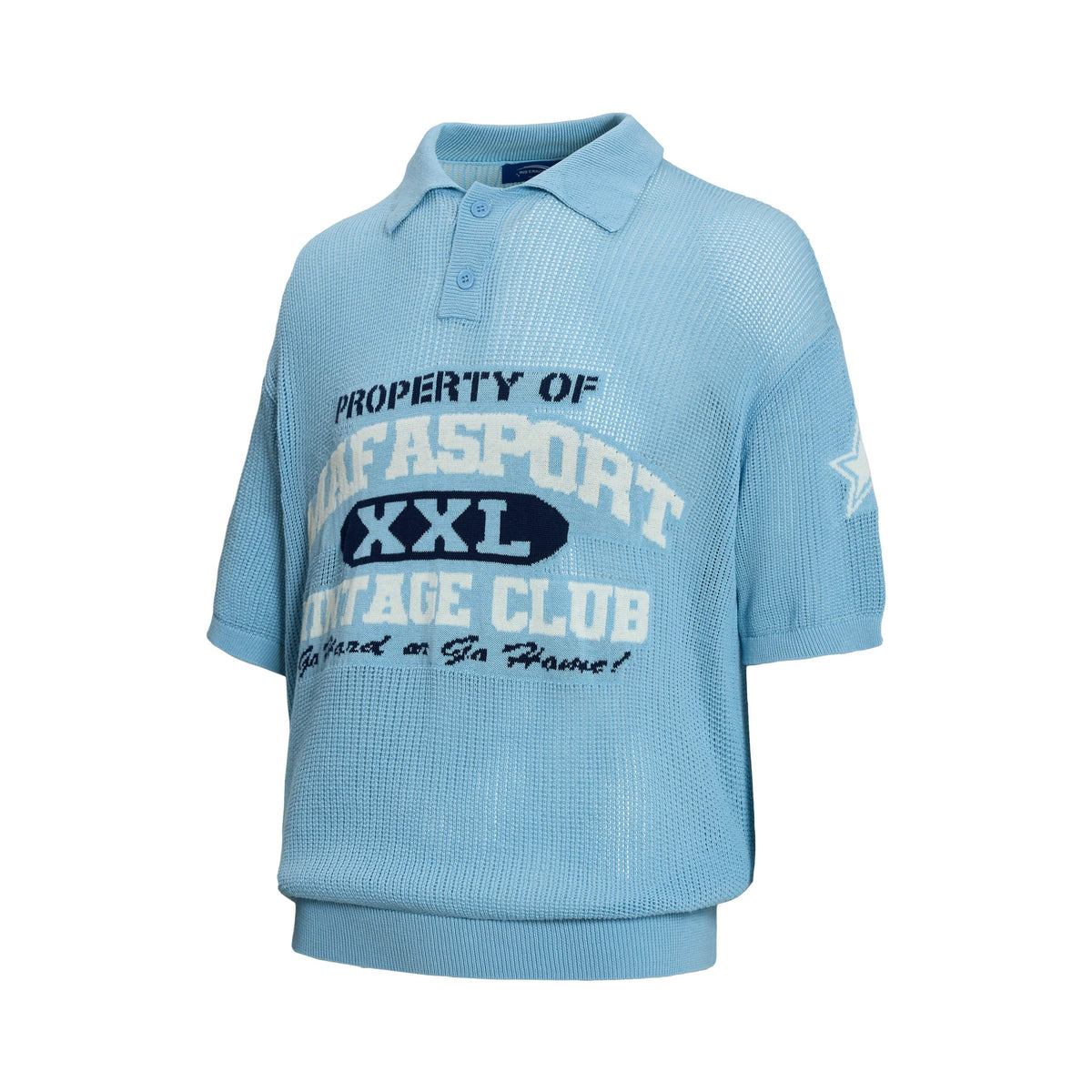 Madxmarx “Varsity Knit Polo”