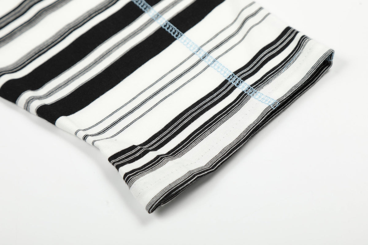 Madxmarx Striped Long Sleeve Tee