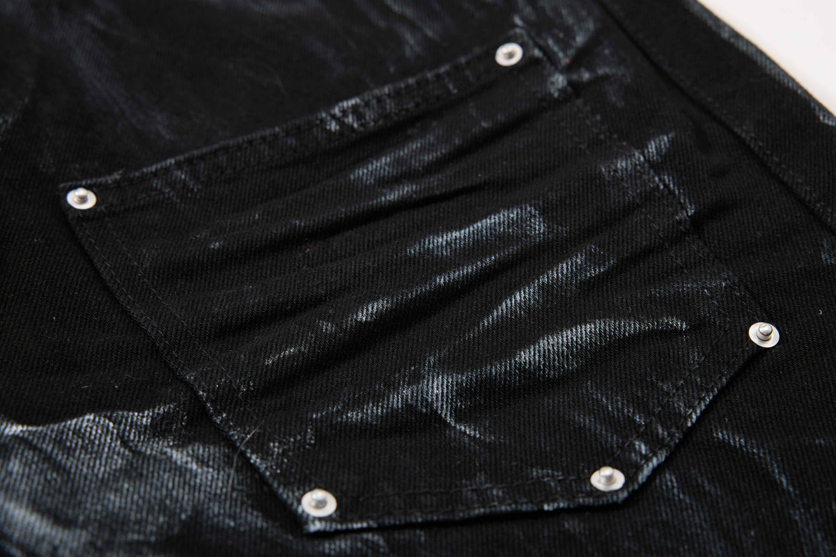 Madxmarx Washed Utility Flare Denim Jeans