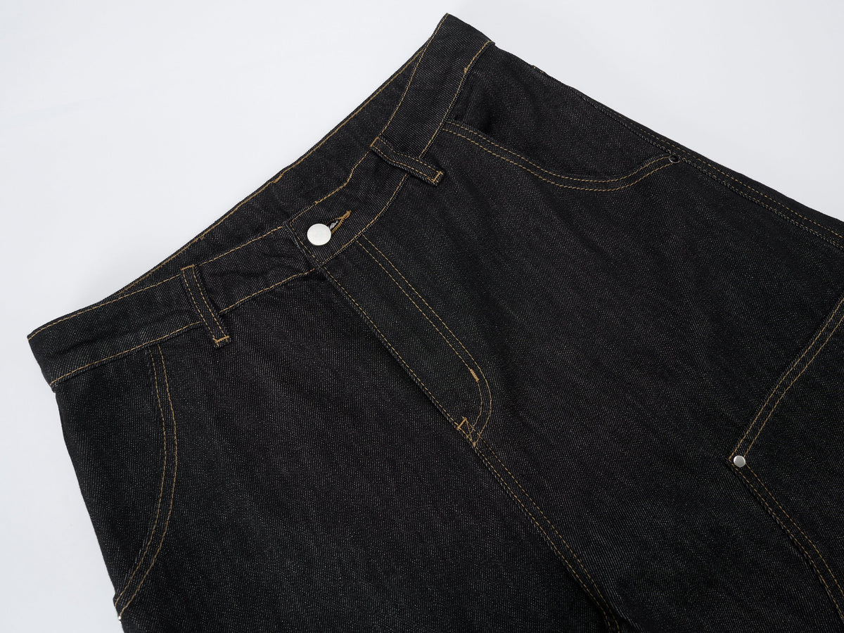 Pantalon large en jean Madxmarx Utility