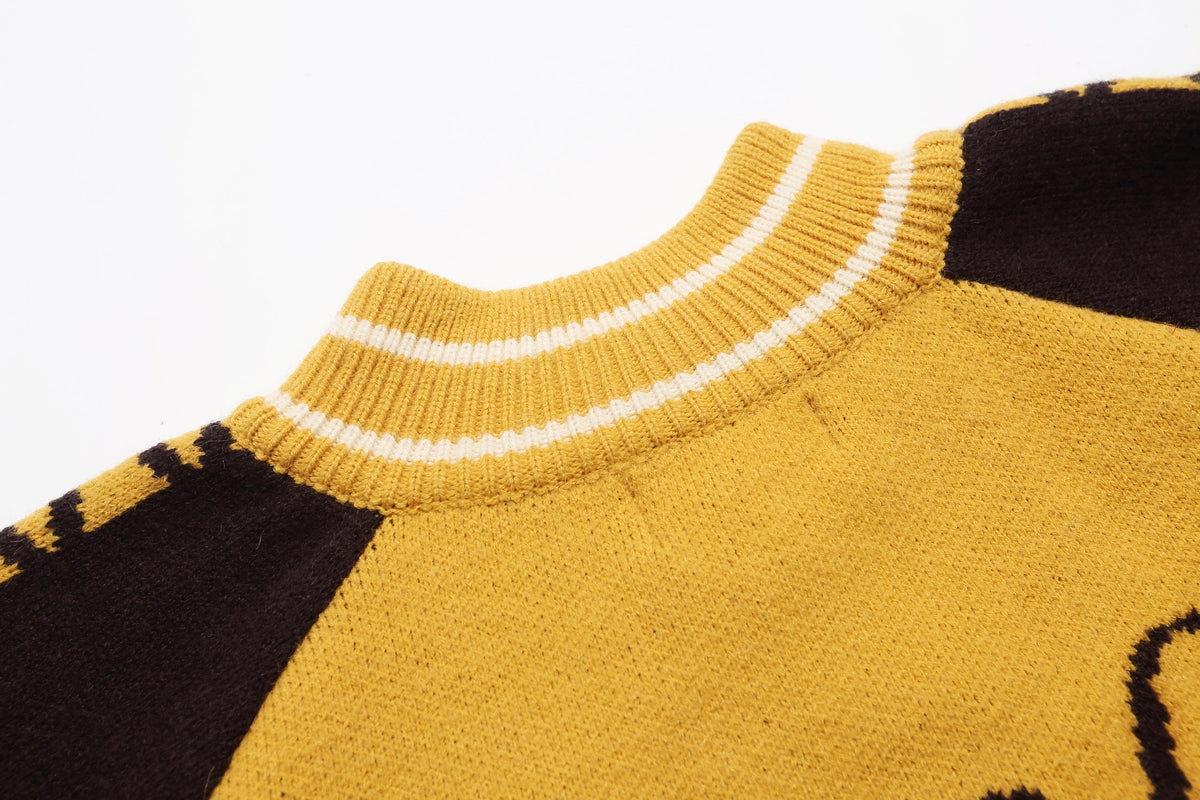 Madxmarx Retro Zip Knit Jacket