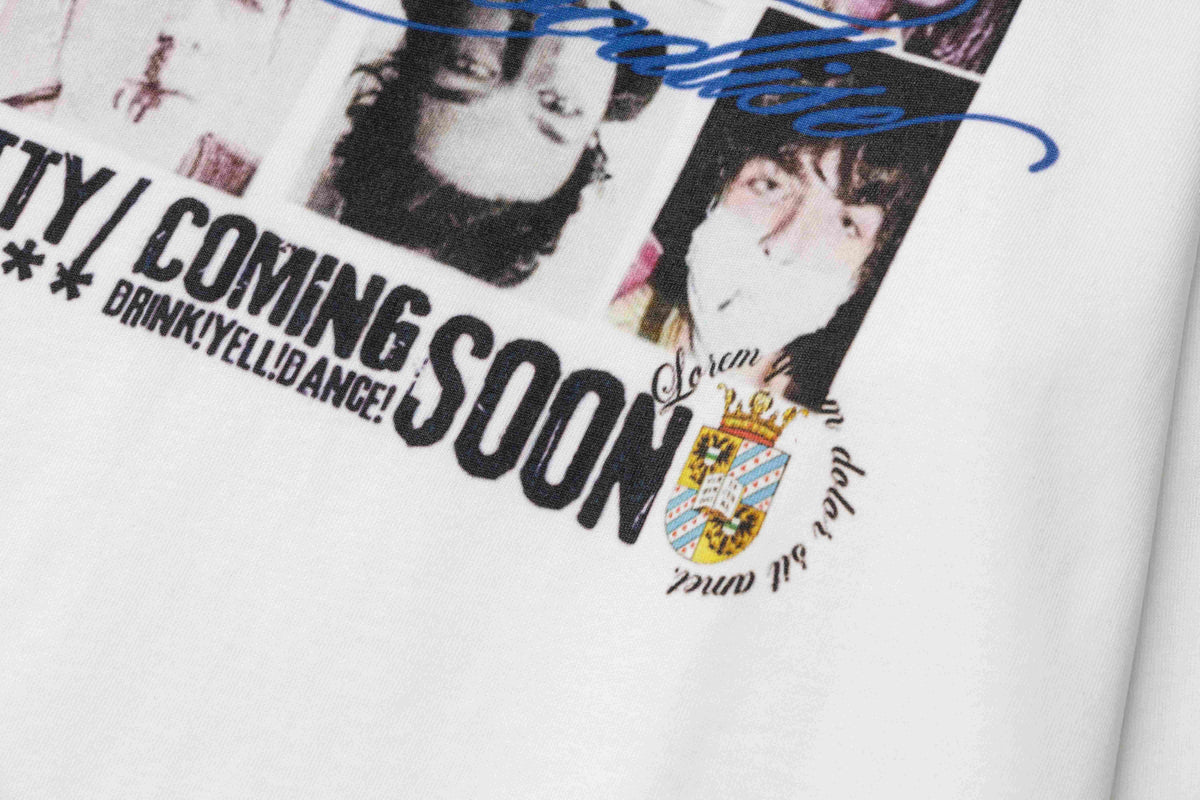 Madxmarx Vintage Portrait Graphic Long Sleeve Tee