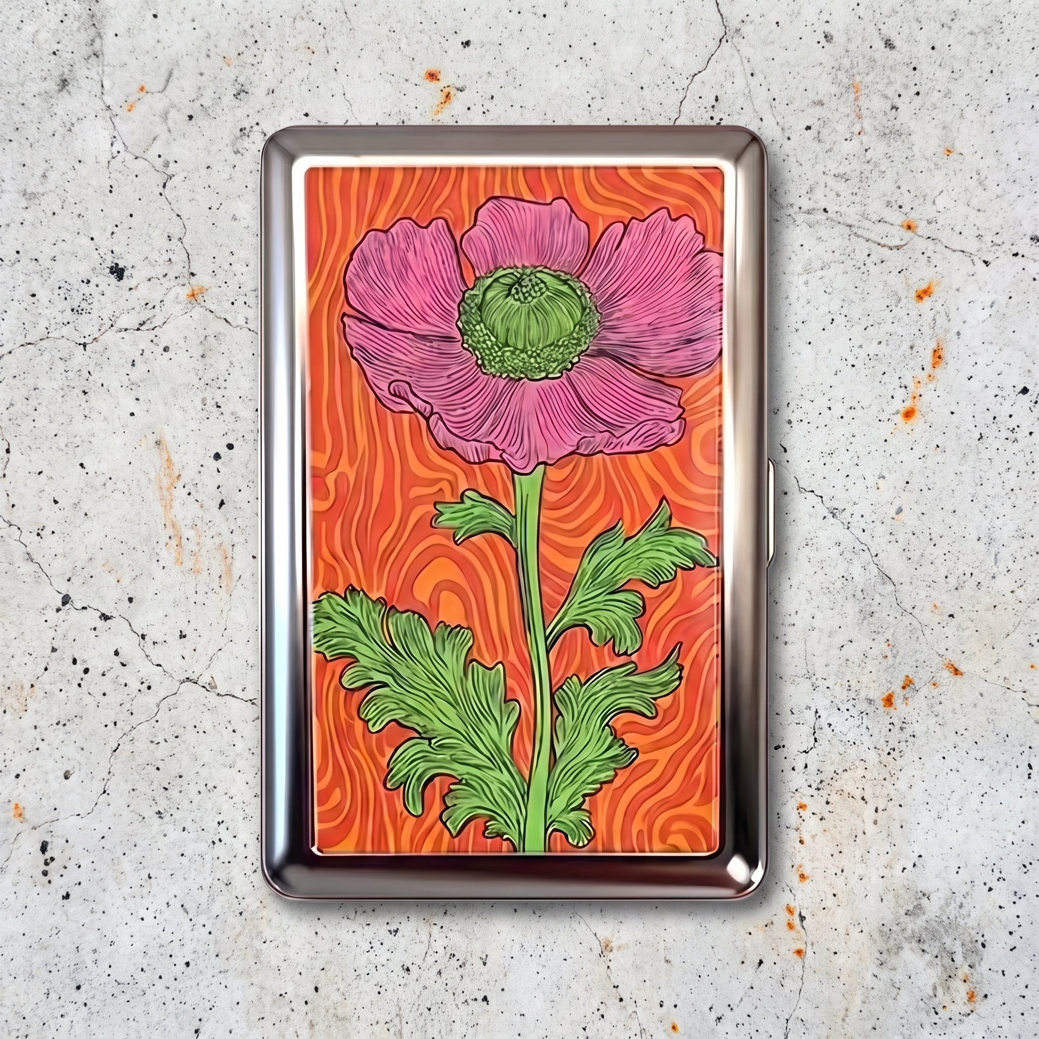 Acid Poppy Card case