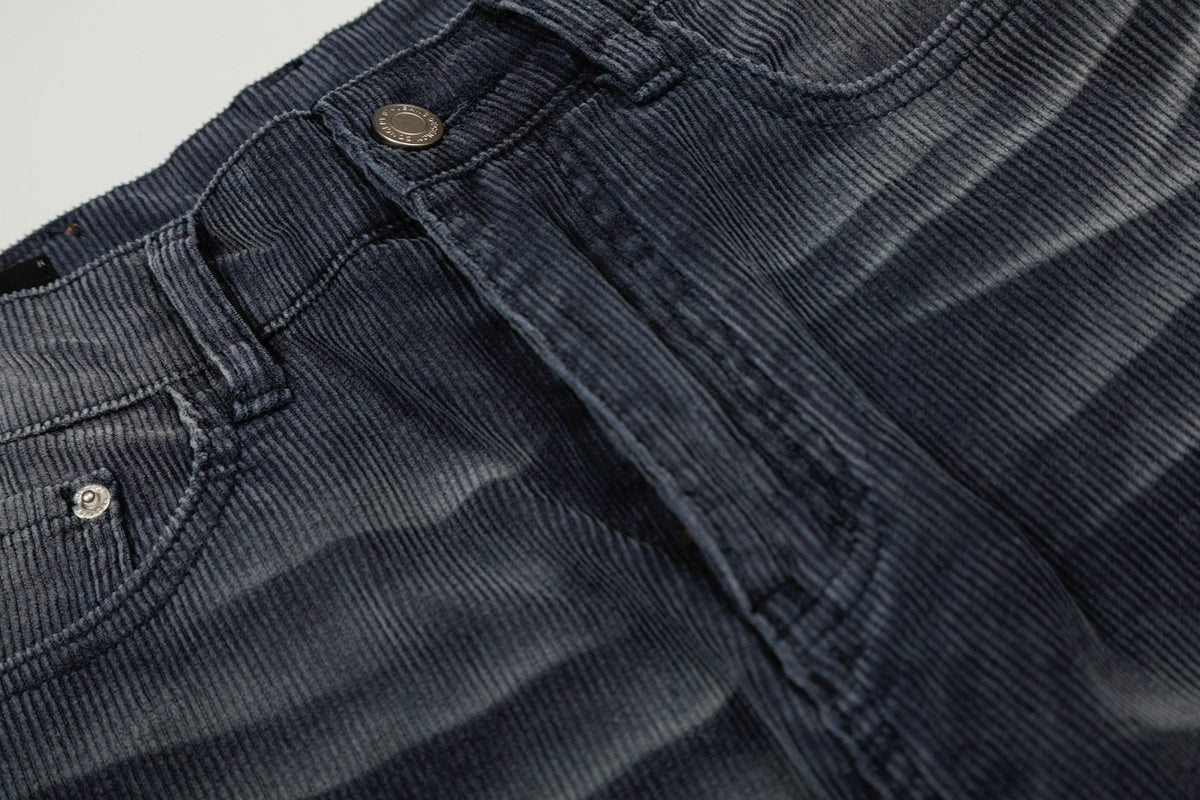 Madxmarx Washed Corduroy Wide-Leg Pants
