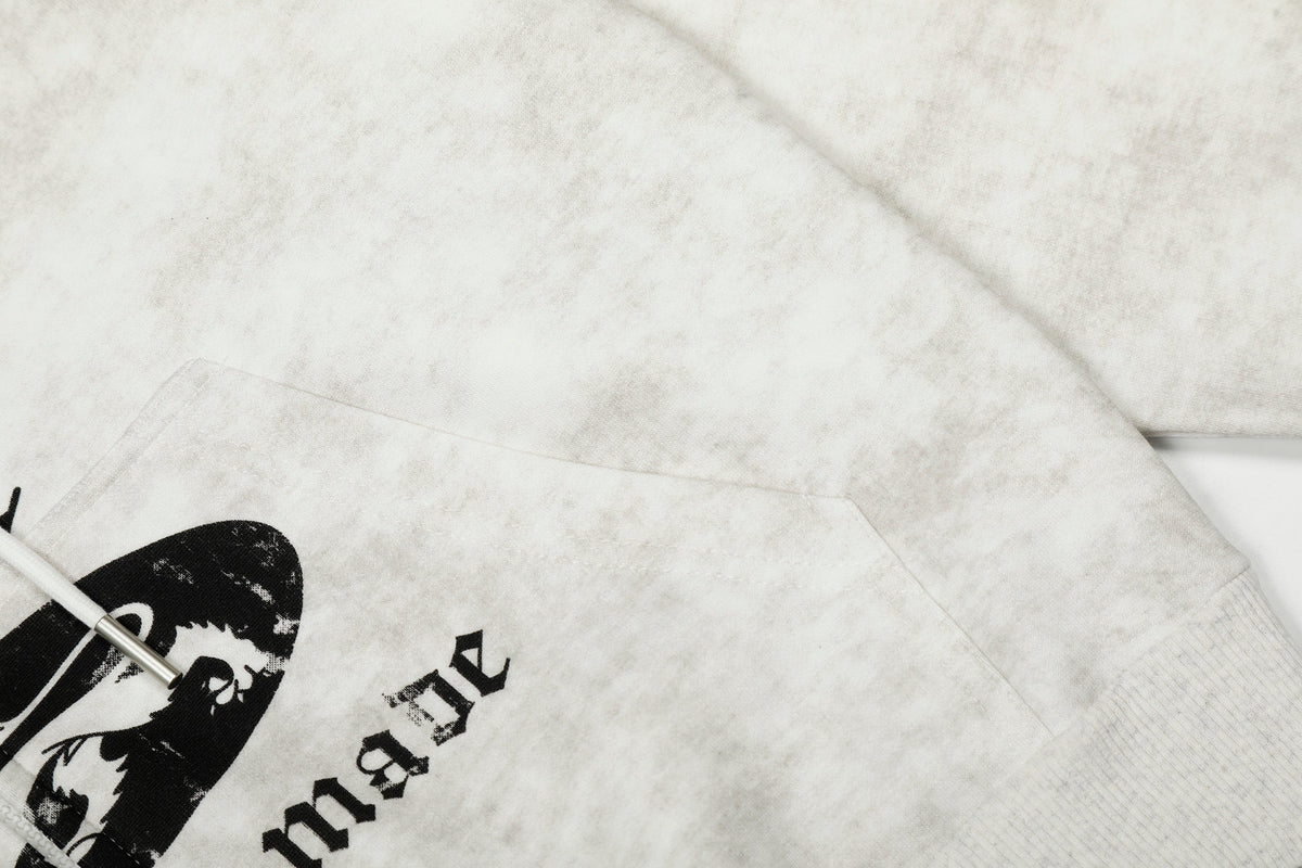 Madxmarx Vintage Graphic Zip-Up Hoodie