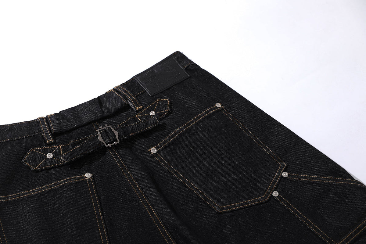 Pantalon de travail en jean multi-poches Madxmarx