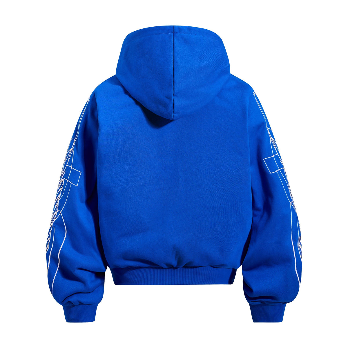 Madxmarx Horse Graphic Zip-Up Hoodie