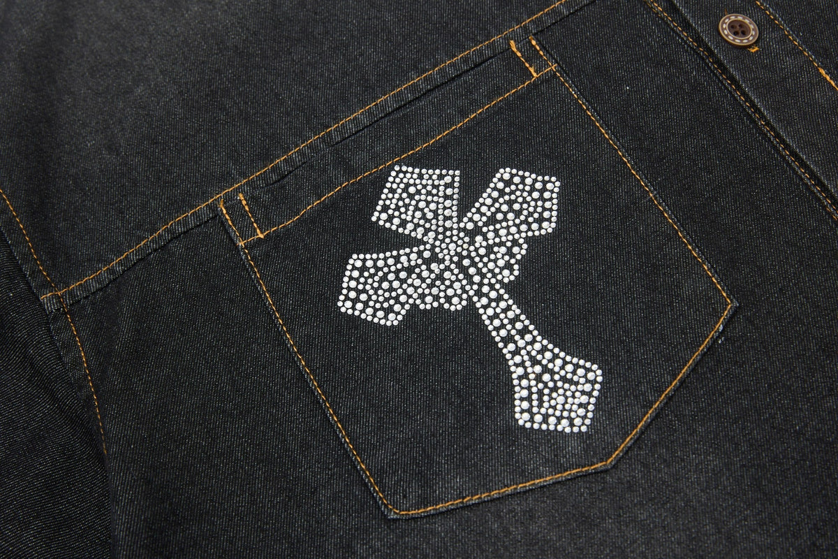 Madxmarx “Cross Denim Shirt”