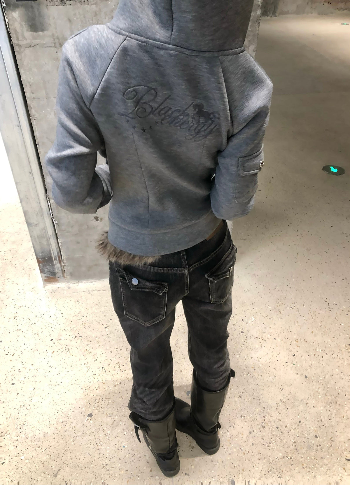 Madxmarx Layered Zip-Up Hoodie