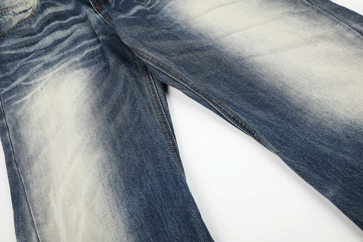 Madxmarx Studded Vintage Wash Jeans