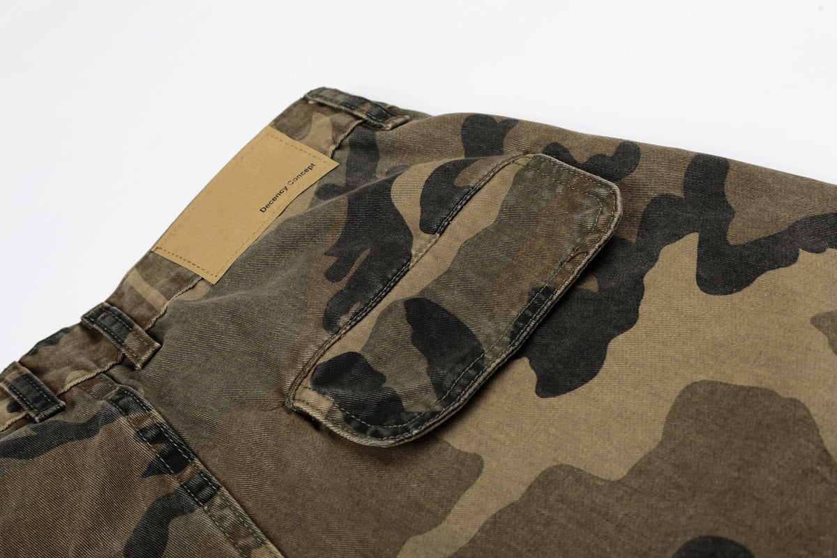 Madxmarx Oversized Camo Cargo Jeans