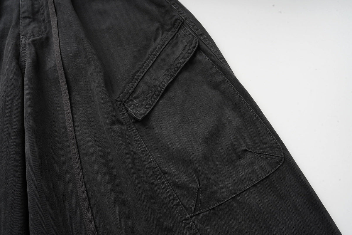 Madxmarx Washed Utility Wide-Leg Pants
