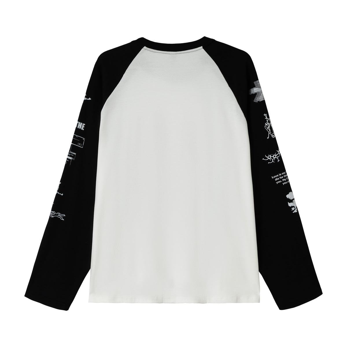 Madxmarx Graphic Raglan Long-Sleeve T-Shirt