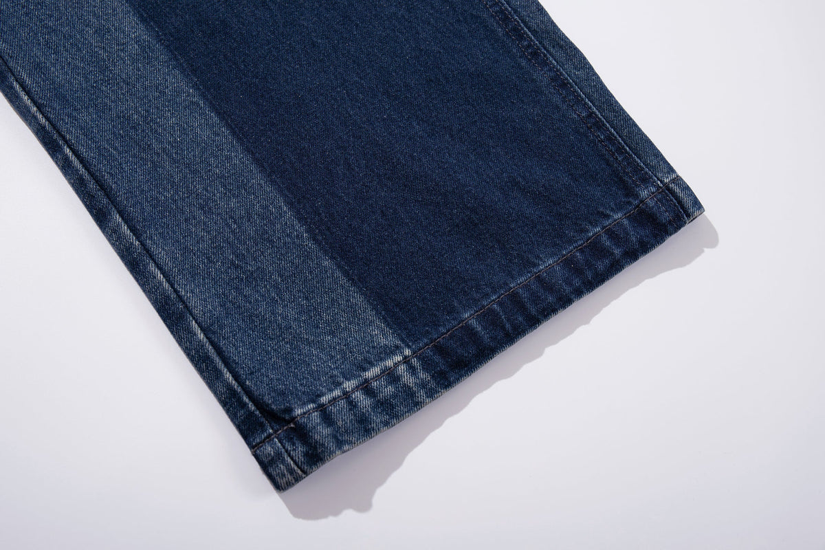 Jean large Madxmarx à effet délavé façon coup de pinceau