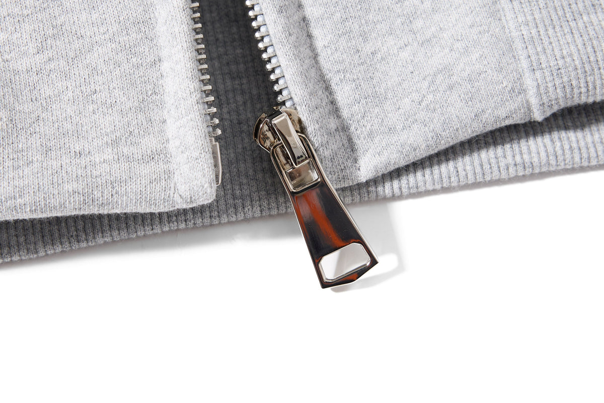 Madxmarx Script Graphic Zip-Up Hoodie
