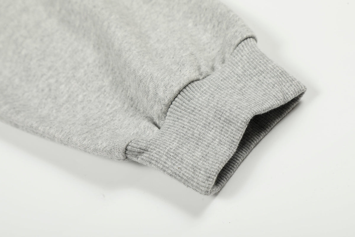 Madxmarx Minimal Dot-Detail Zip Hoodie