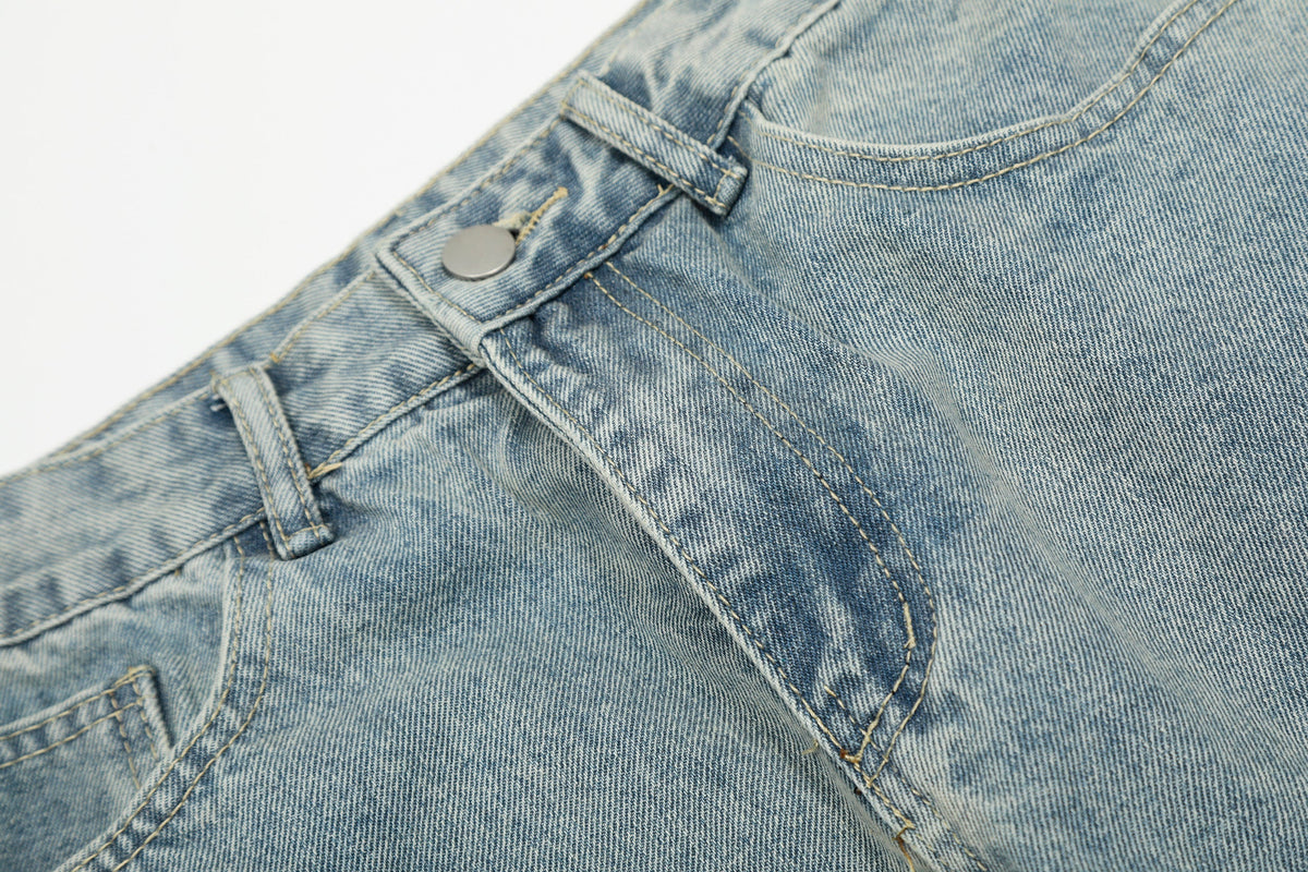 Madxmarx Multi-Layer Cargo Denim Pants