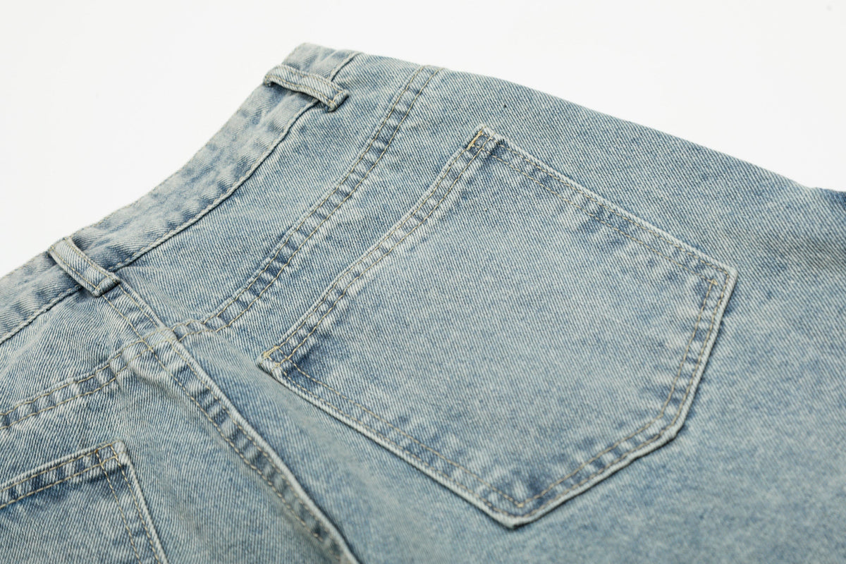 Madxmarx Multi-Layer Cargo Denim Pants