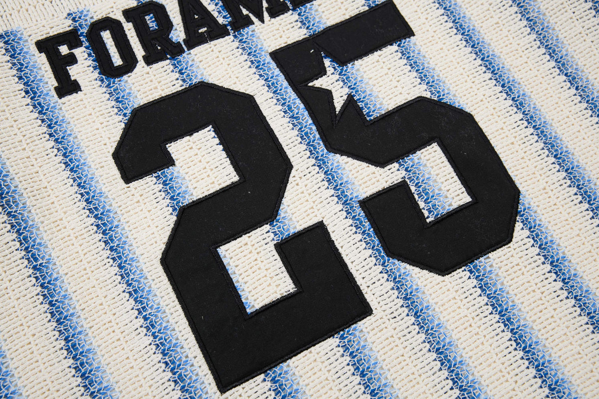 Madxmarx “Varsity Stripe Knit Tee”