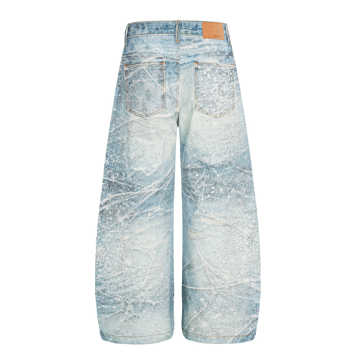 Jeans à jambes larges Ice Web de Madxmarx