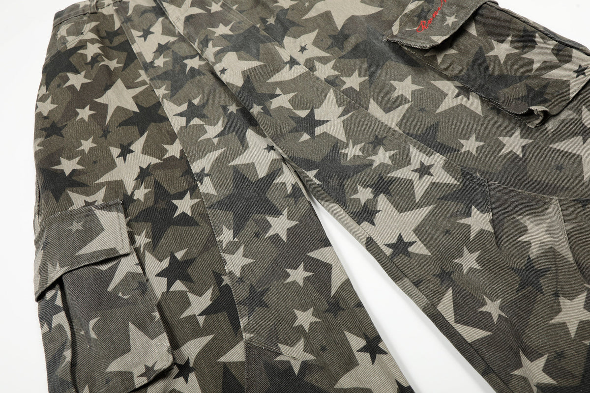 Madxmarx Star Camo Cargo Pants