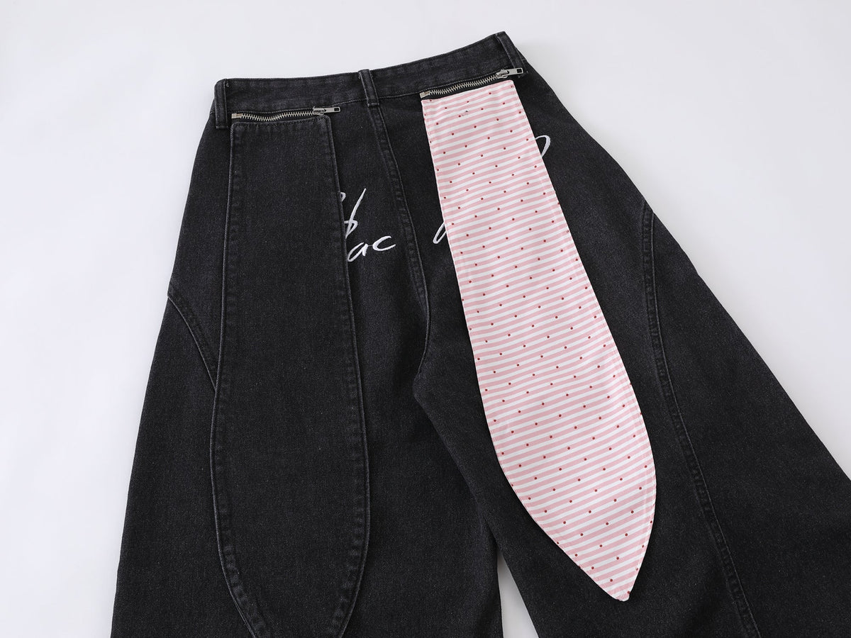 Pantalon en jean à patch étoile Madxmarx