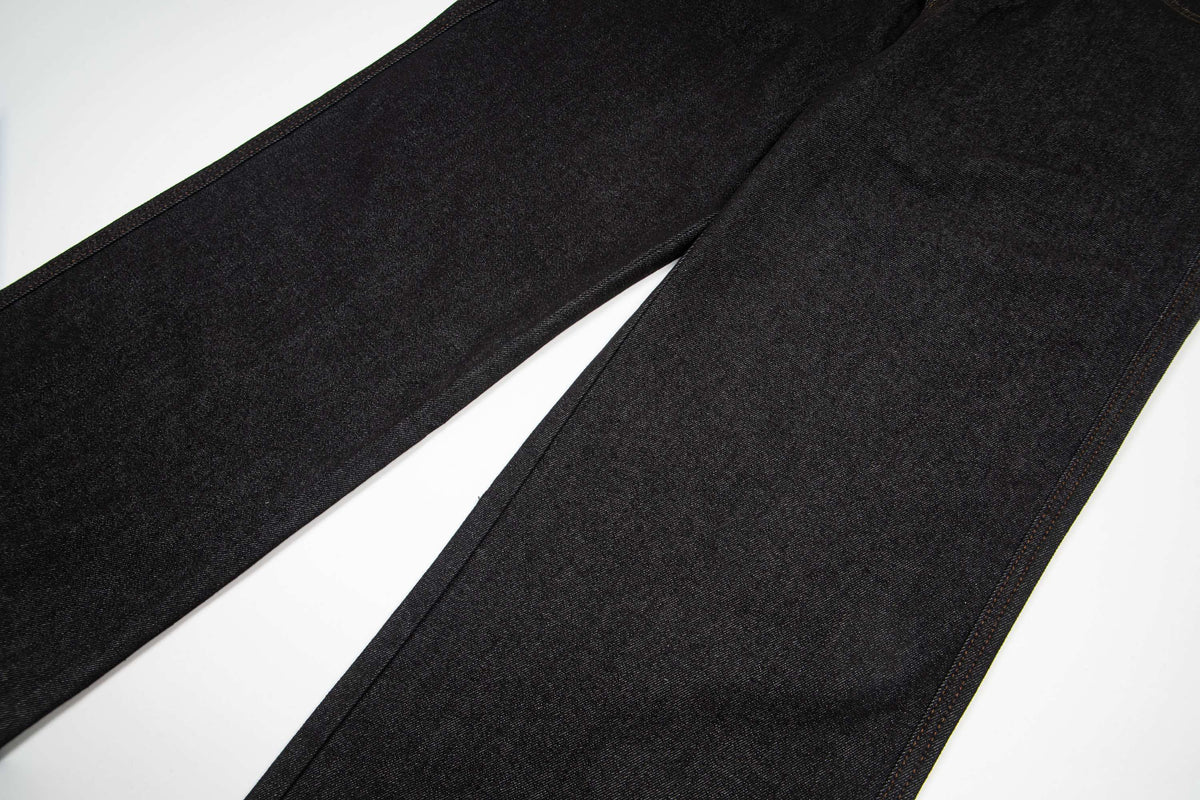 Pantalones de mezclilla de pierna ancha con cierre de gancho Madxmarx