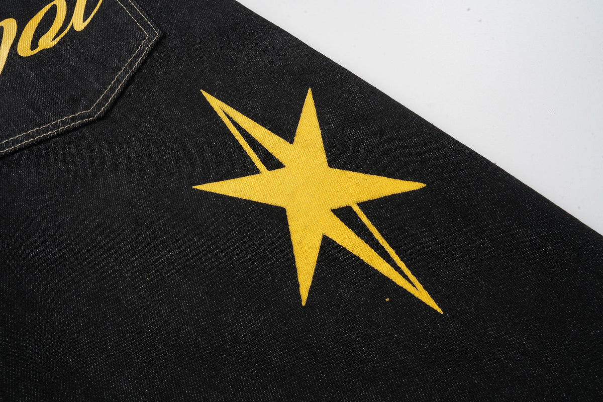 Jeans de pierna ancha Madxmarx Star Script
