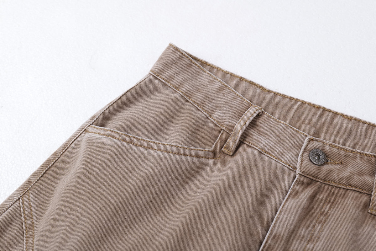 Madxmarx Curved-Panel Balloon Wide-Leg Jeans