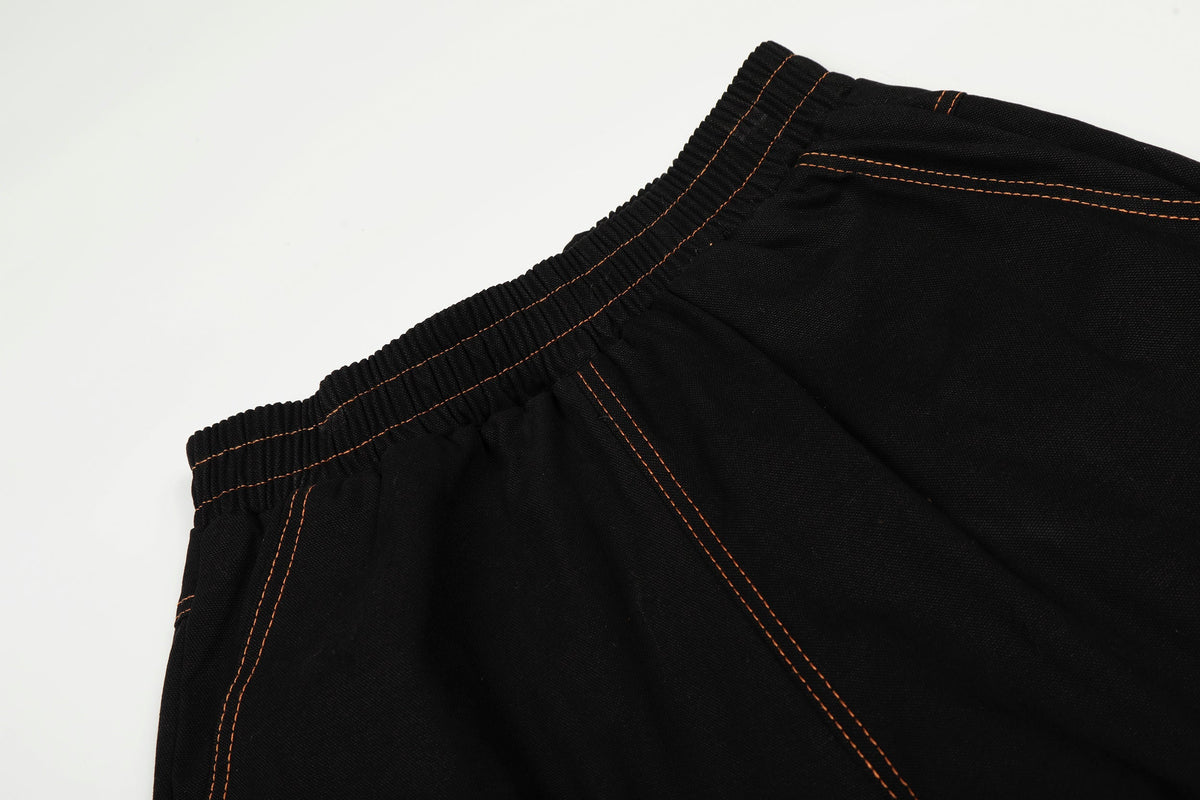 Pantalon large à patch léopard Madxmarx