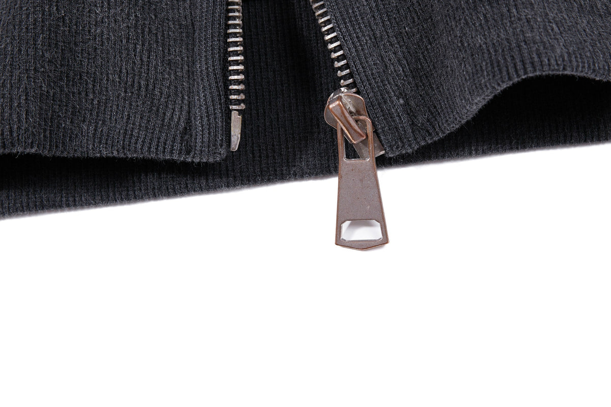 Madxmarx Washed Crest Graphic Zip-Up Hoodie