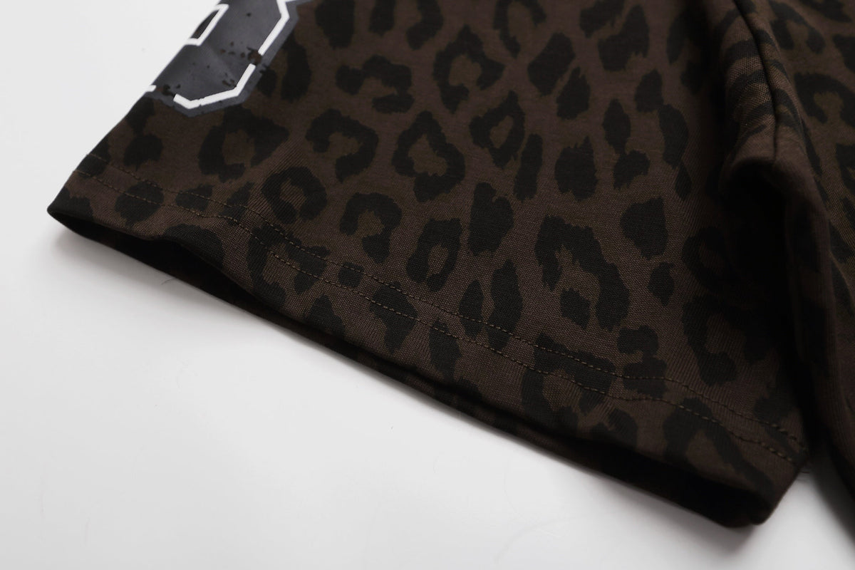 Madxmarx Leopard Graphic T-Shirt