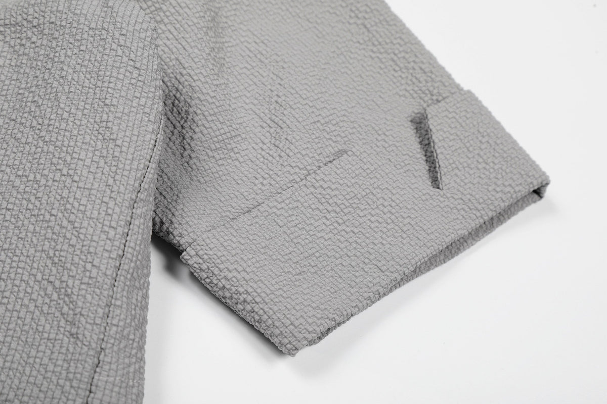 Madxmarx “Asymmetrical Stand-Collar Shirt”