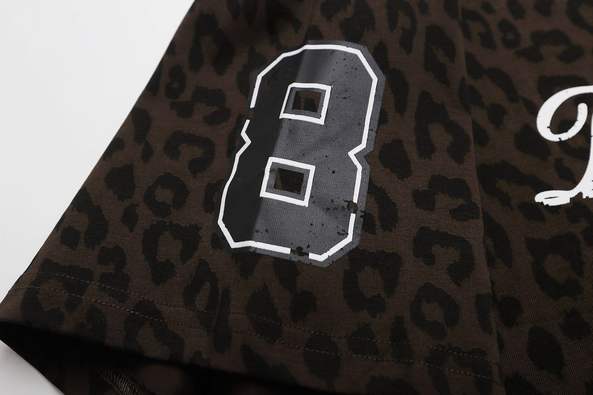 Madxmarx Leopard Graphic T-Shirt