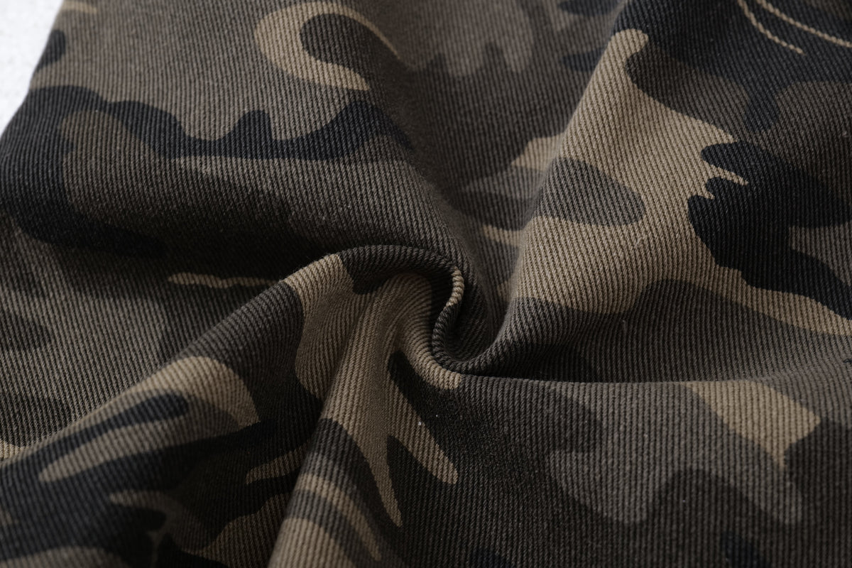 Calça Cargo Multibolsos Camuflada Madxmarx