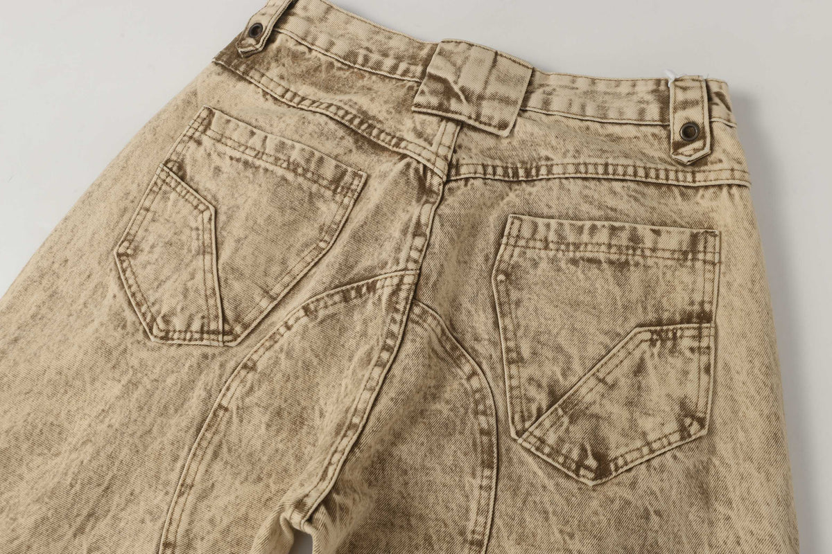 Madxmarx „Vintage Distressed Panel Jeans“