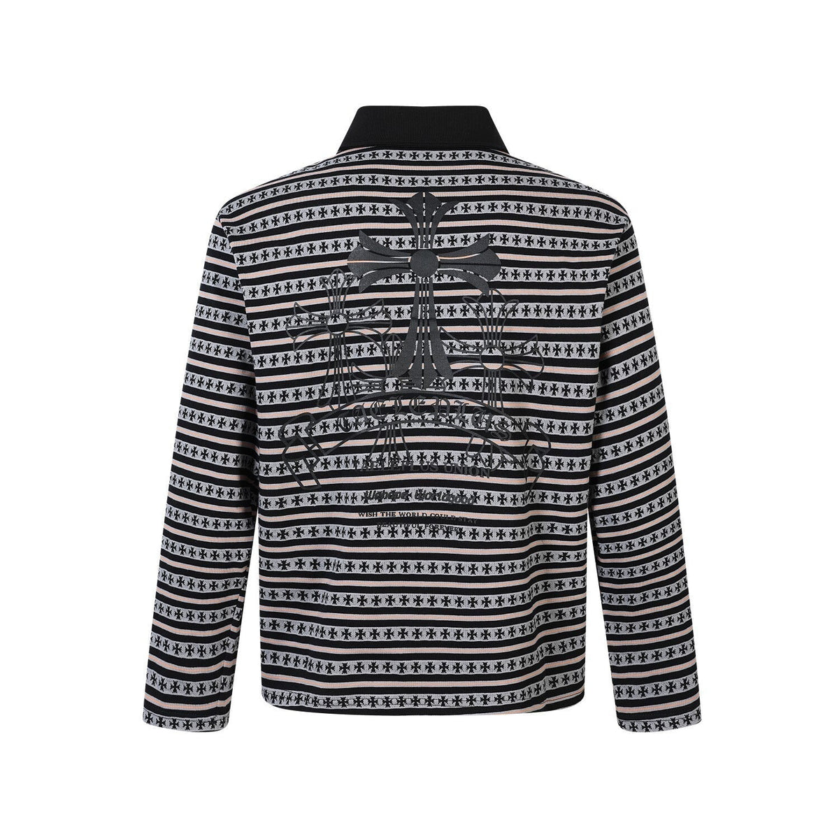 Madxmarx Heritage Stripe Long Sleeve Polo