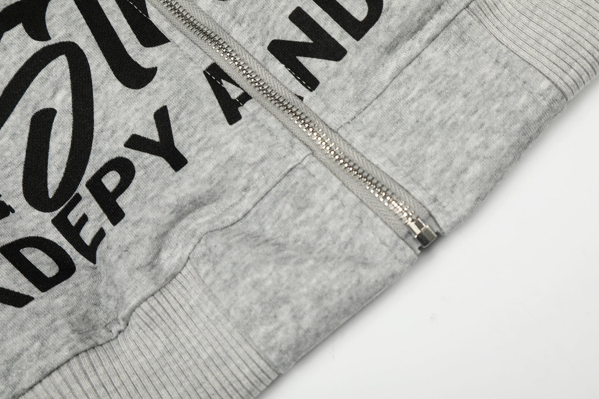 Madxmarx Street Manifesto Graphic Zip Hoodie
