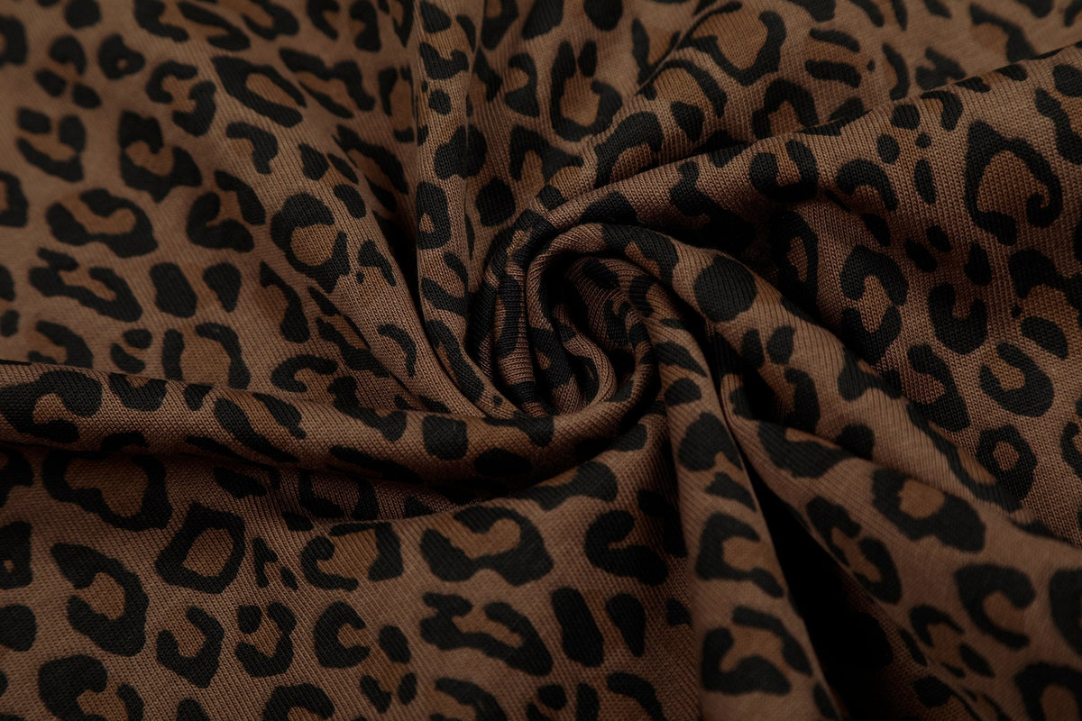 Madxmarx “Leopard Script Polo Tee”