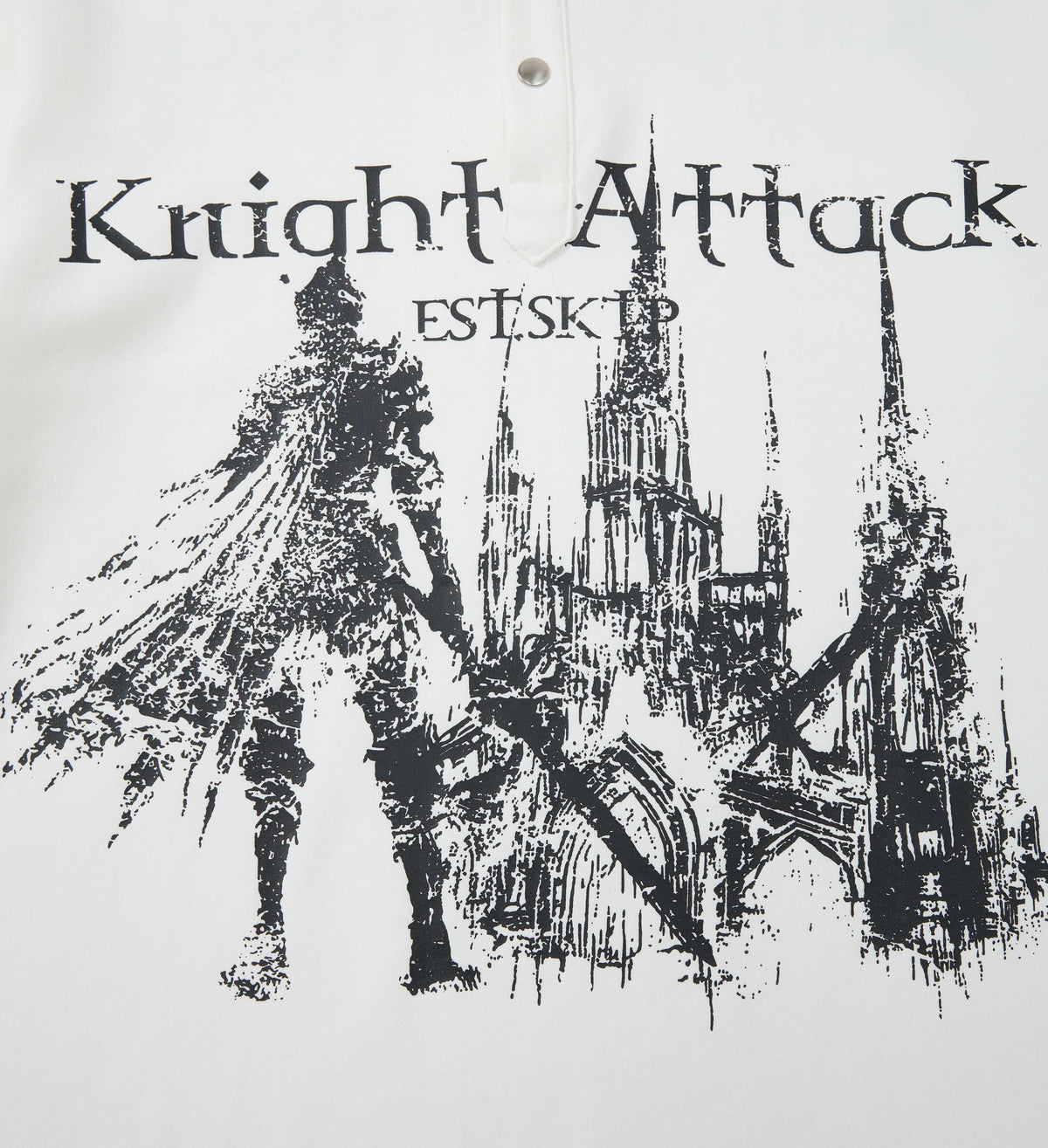 Madxmarx “Knight Attack Graphic Polo Tee”