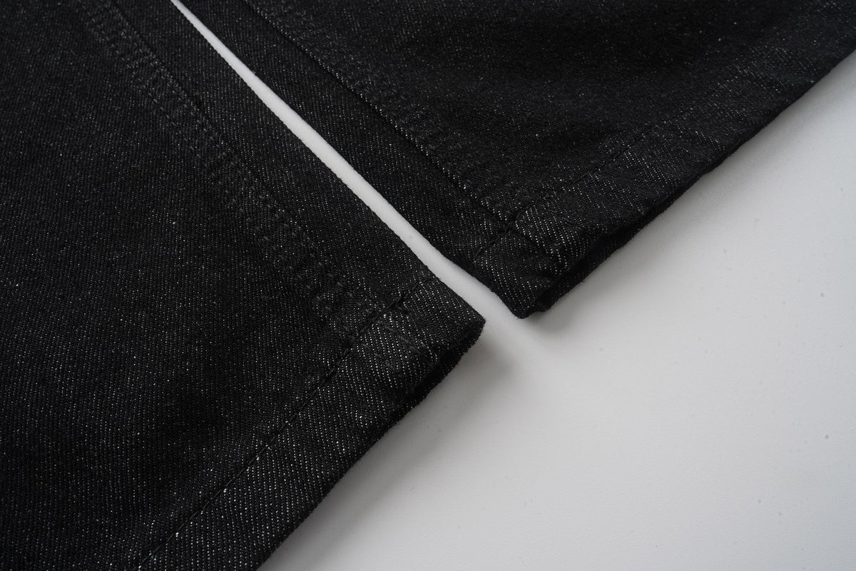 Jeans de pierna ancha con gráfico de bolsillo cruzado Madxmarx