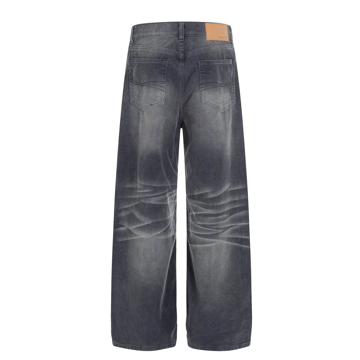 Madxmarx Washed Corduroy Wide-Leg Pants